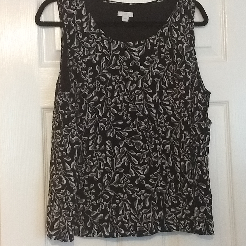 NWOT J Jill Sleeveless top, lined